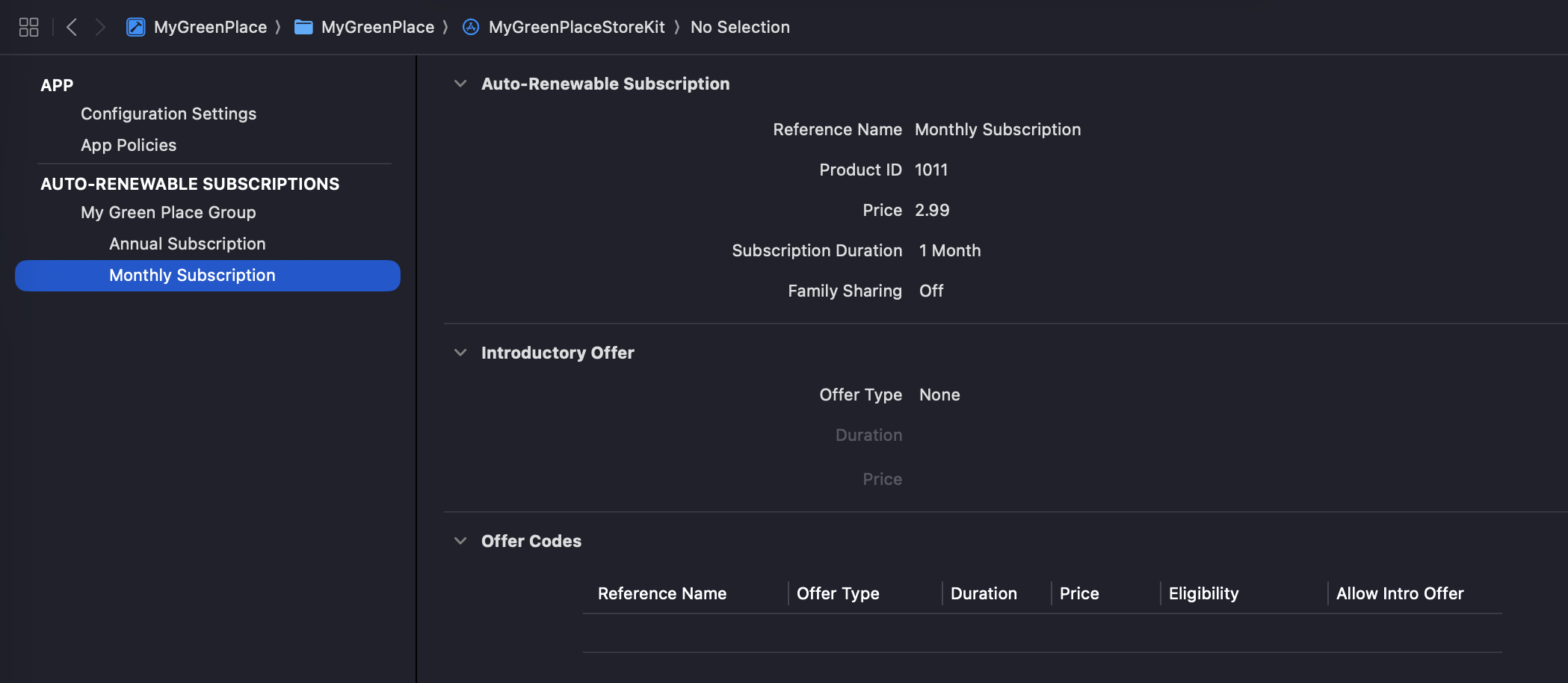 StoreKit Configuration